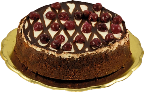 204. Cheesecake s čokoládou a višněmi